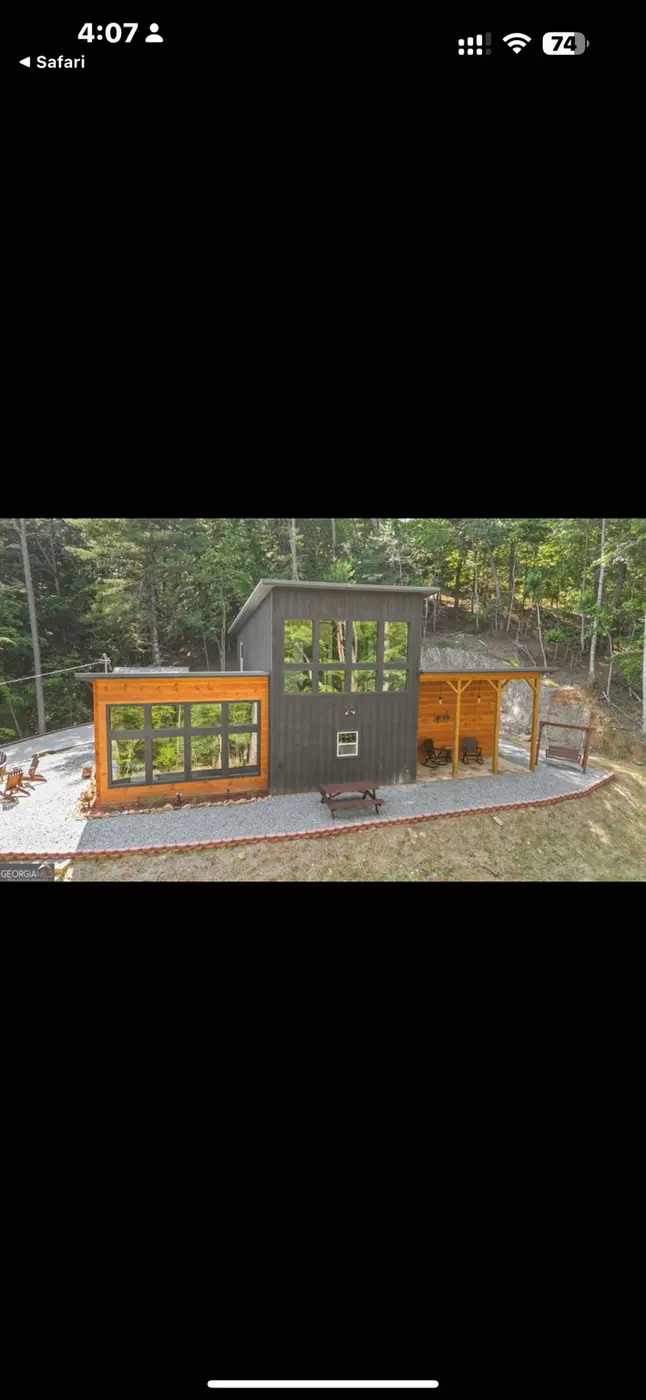 Modern cabin before deck work